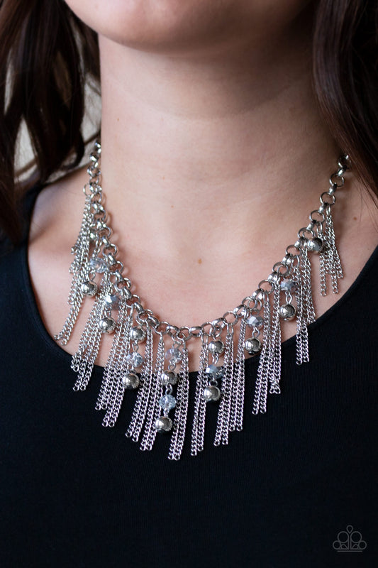 Paparazzi Accessories Ever Rebellious - Silver Necklace