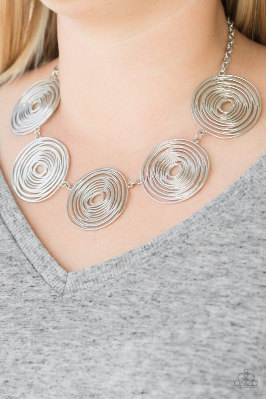 Paparazzi Accessories : SOL-Mates - Silver Necklace