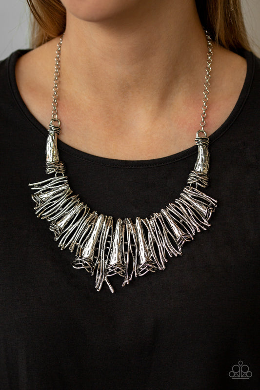 Paparazzi Accessories : In The MANE-stream - Silver Necklace