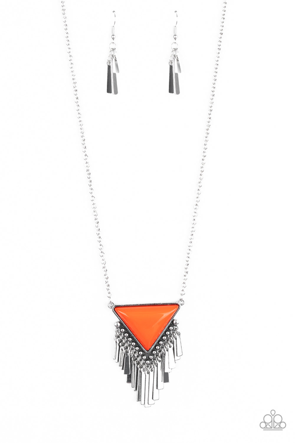 Paparazzi Accessories : Badlands Bonanza - Orange Necklace