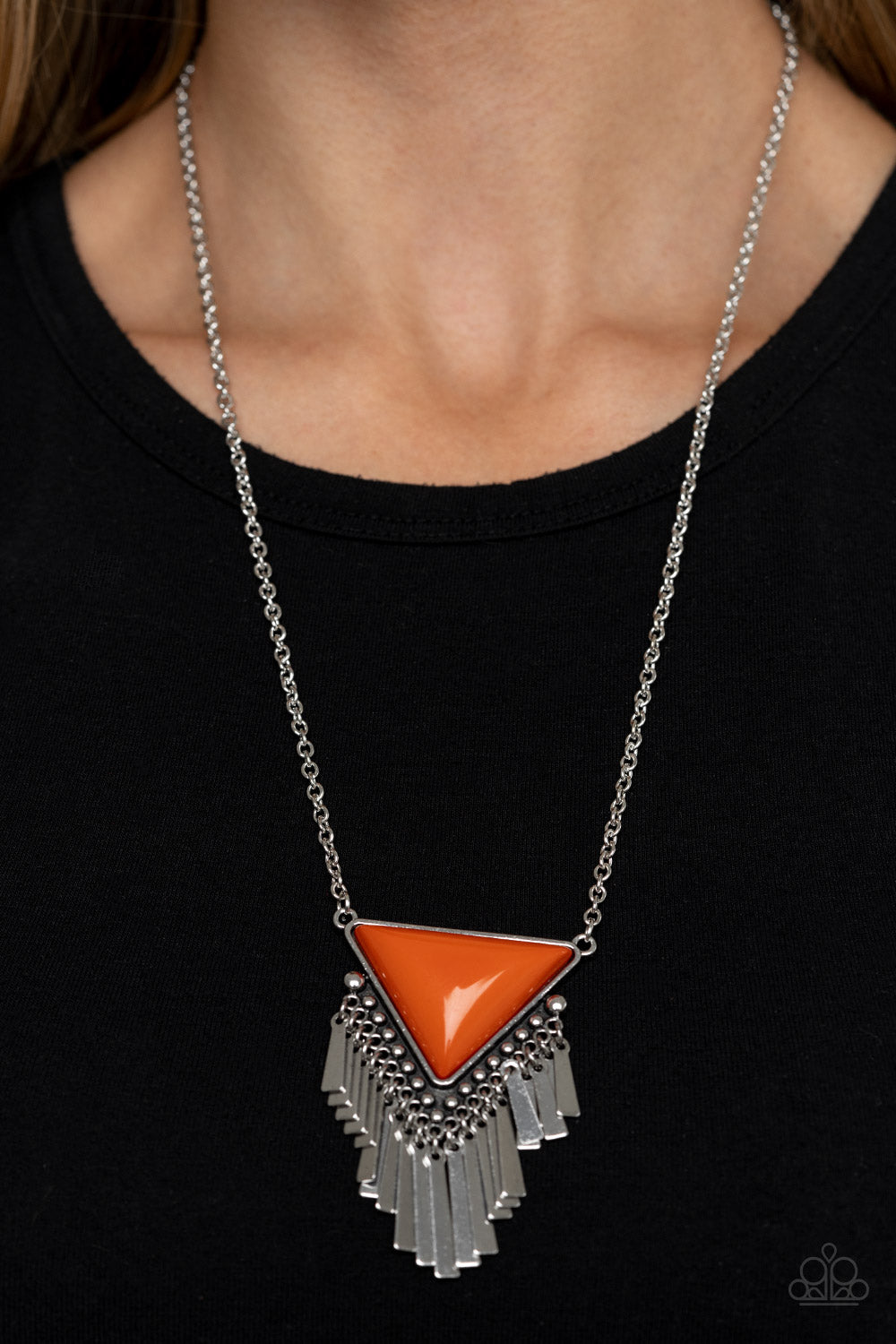 Paparazzi Accessories : Badlands Bonanza - Orange Necklace