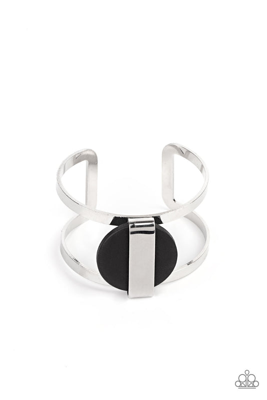 Paparazzi Organic Fusion - Black Cuff Bracelet