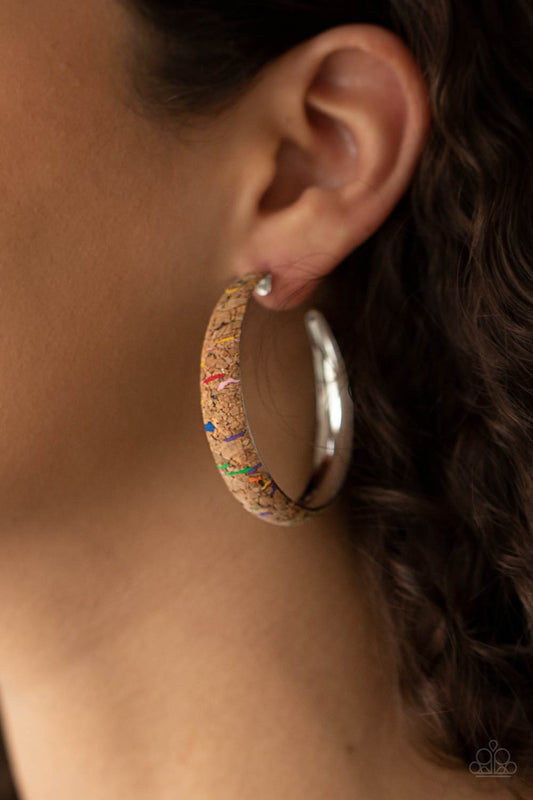 Paaparazzi Accessories A CORK In The Road - Multi Post Earring