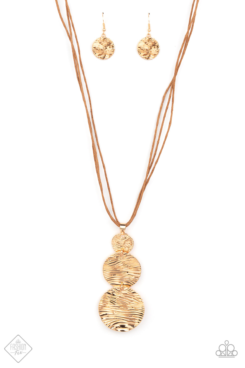 Paparazzi Accessories Circulating Shimmer - Gold Necklace