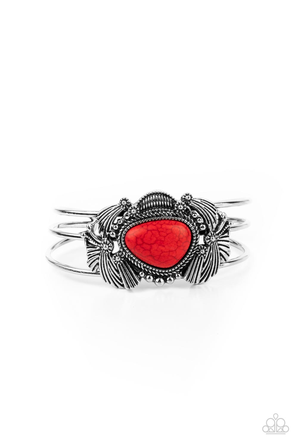 Paparazzi Western Wonderland - Red Cuff Bracelet