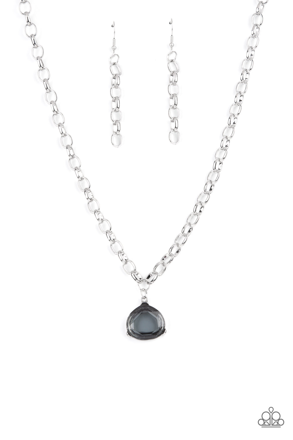 Paparazzi Accesories Gallery Gem - Silver Necklace