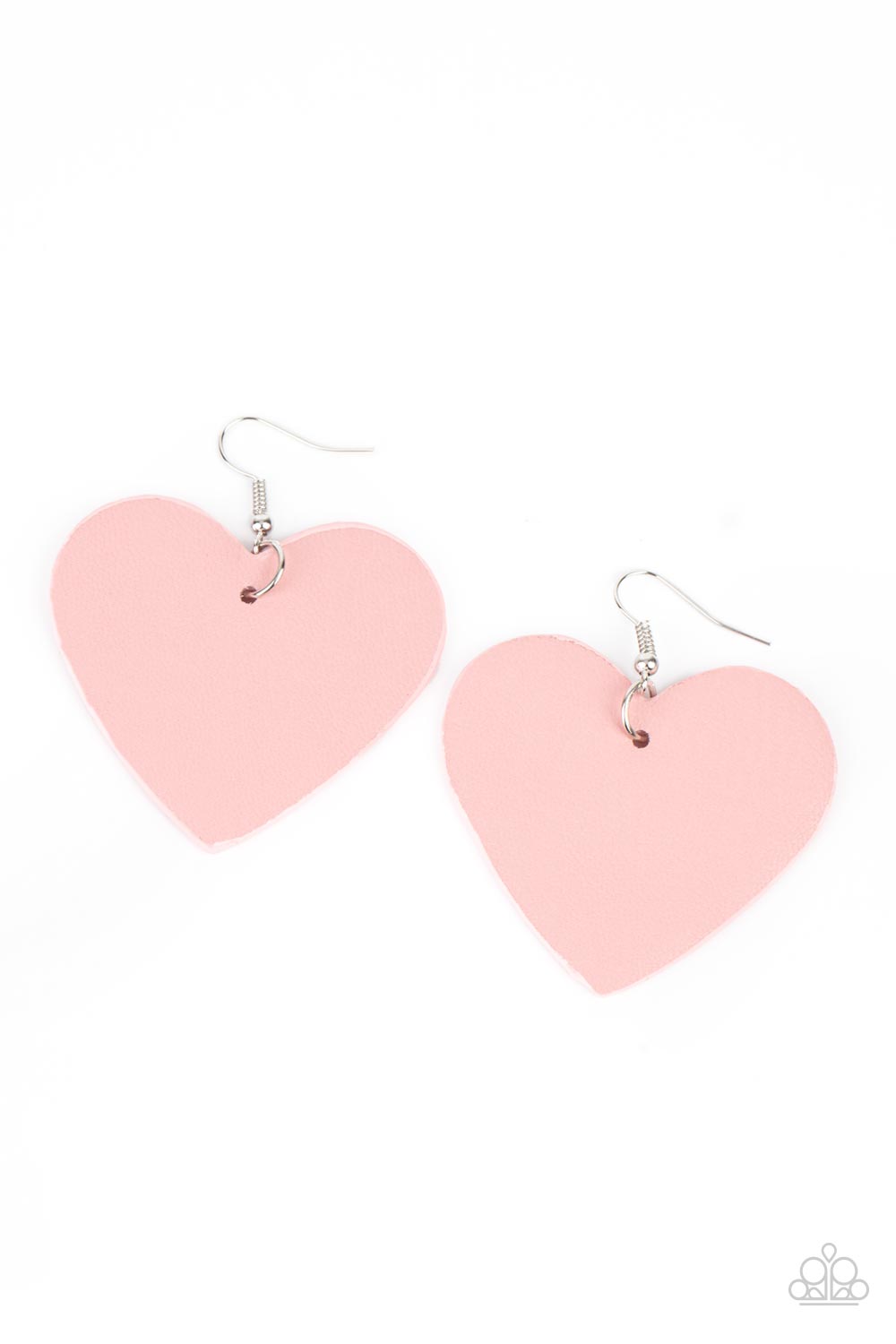 Paparazzi Accessories Country Crush - Pink Leather Earring