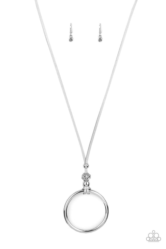 Papaparazzi BLING Into Focus - Silver Necklace