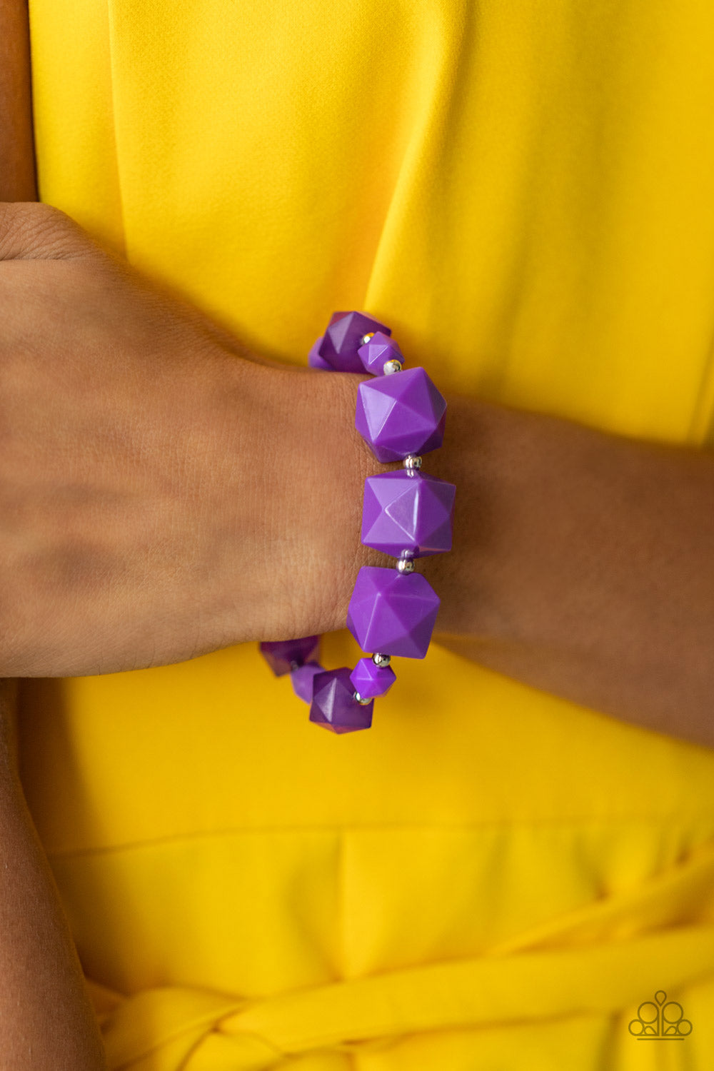 Paparazzi Trendsetting Tourist - Purple Stetrchy Band