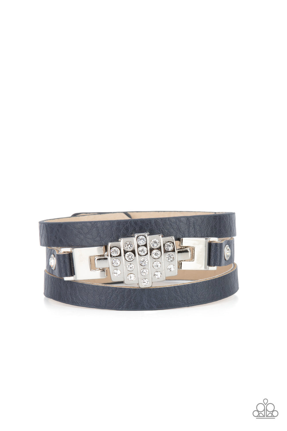 Paparazzi Ultra Urban - Blue Leather Band