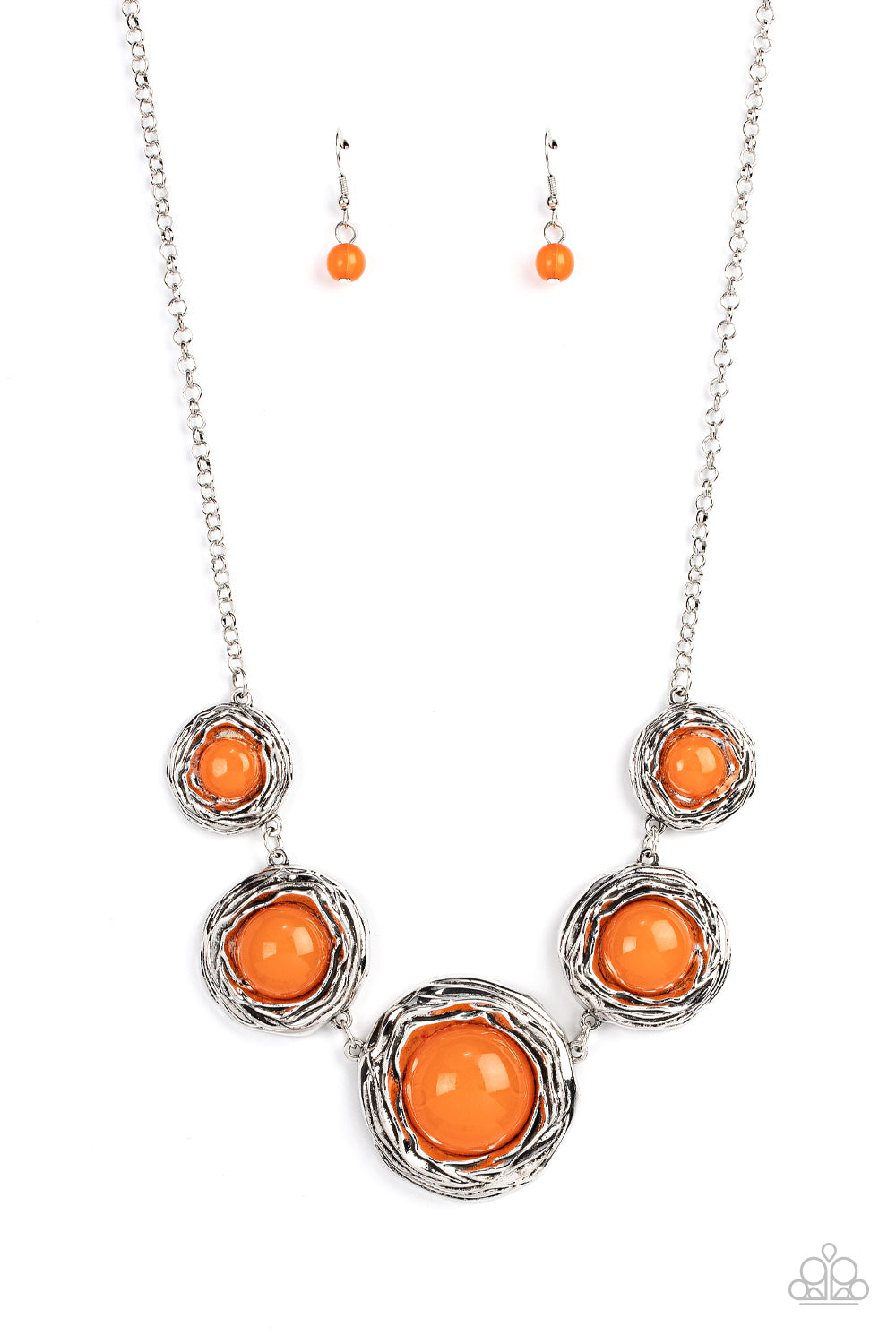 Paparazzi Accessories  Next NEST Thing - Orange Necklace