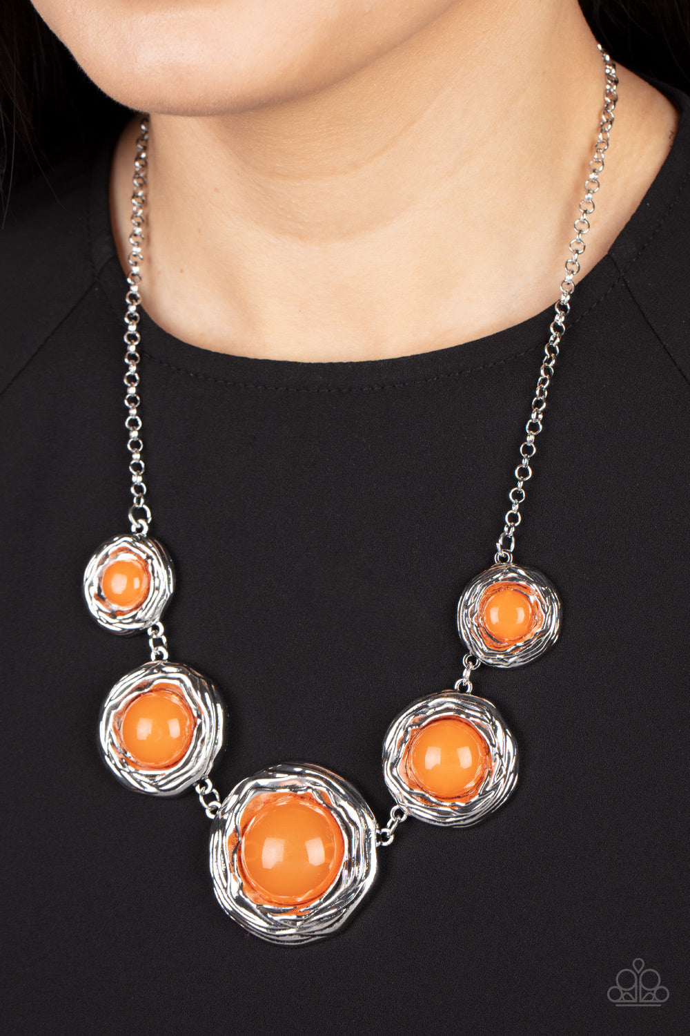 Paparazzi Accessories  Next NEST Thing - Orange Necklace