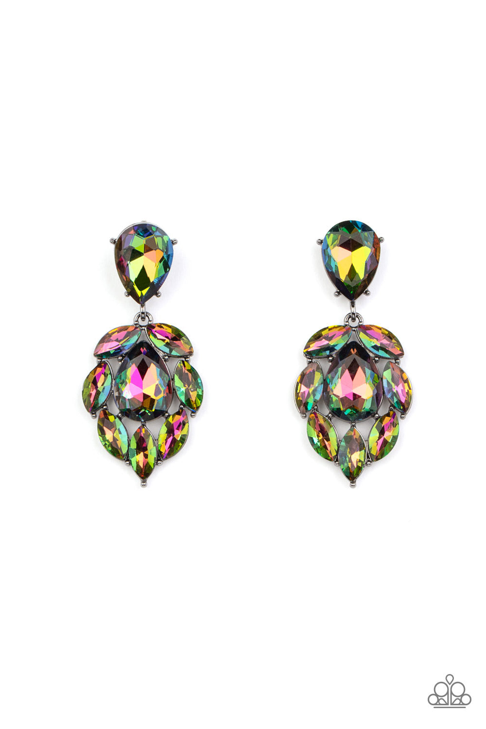 Paparazzi Galactic Go-Getter - Multi Post Earring