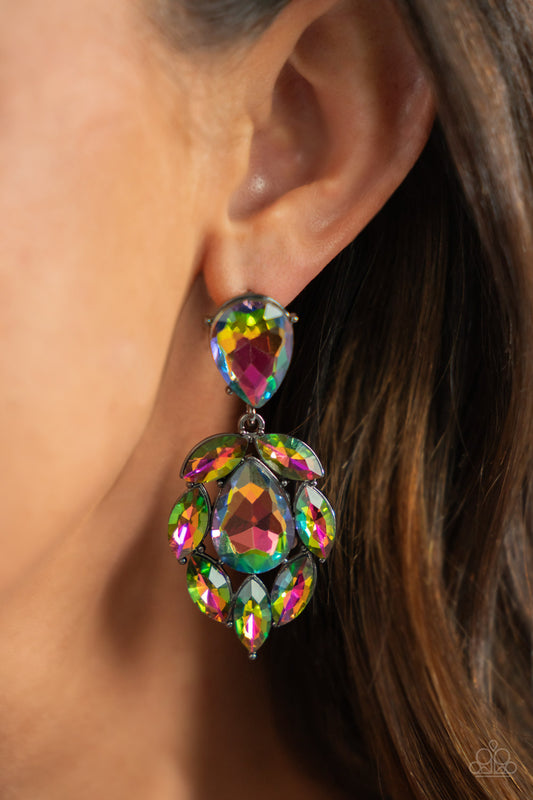 Paparazzi Galactic Go-Getter - Multi Post Earring