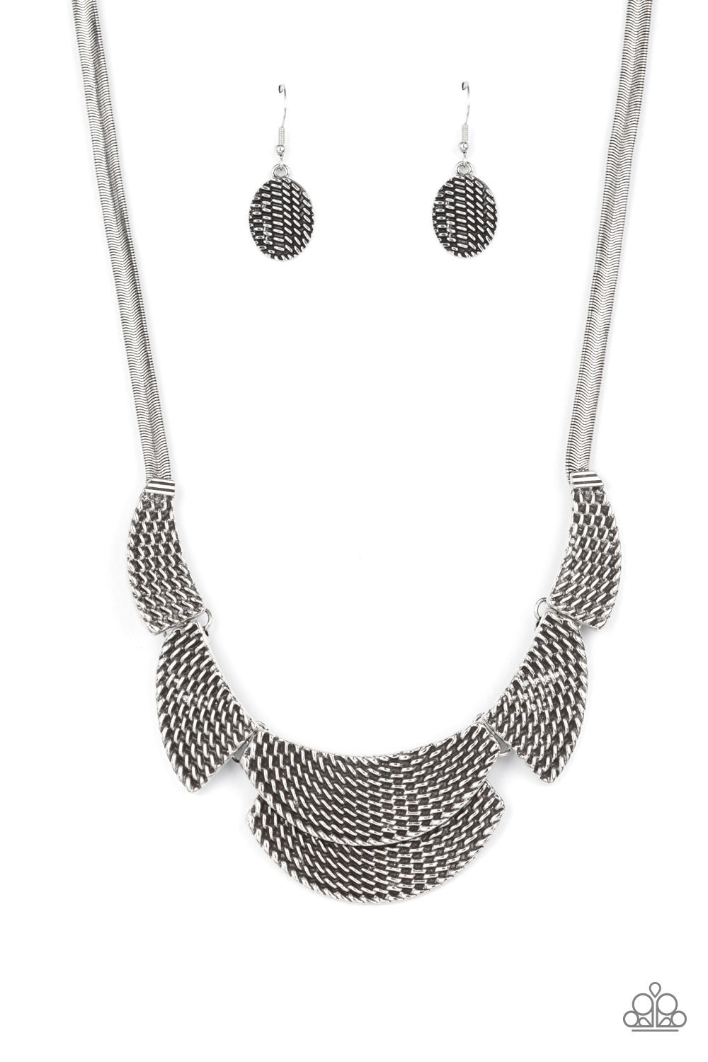 Paparazzi Accessories Empress Empire - Silver Necklace