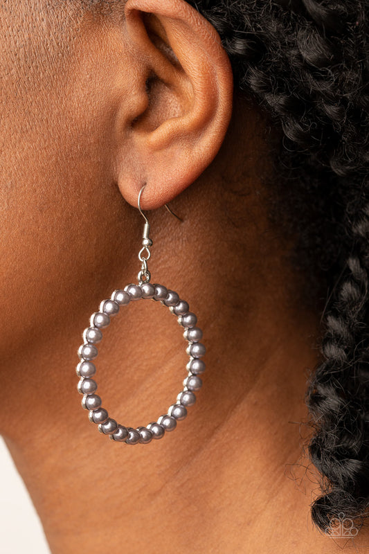 Paparazzi Accessories Can I Get a Hallelujah - Silver Fishhook Earring