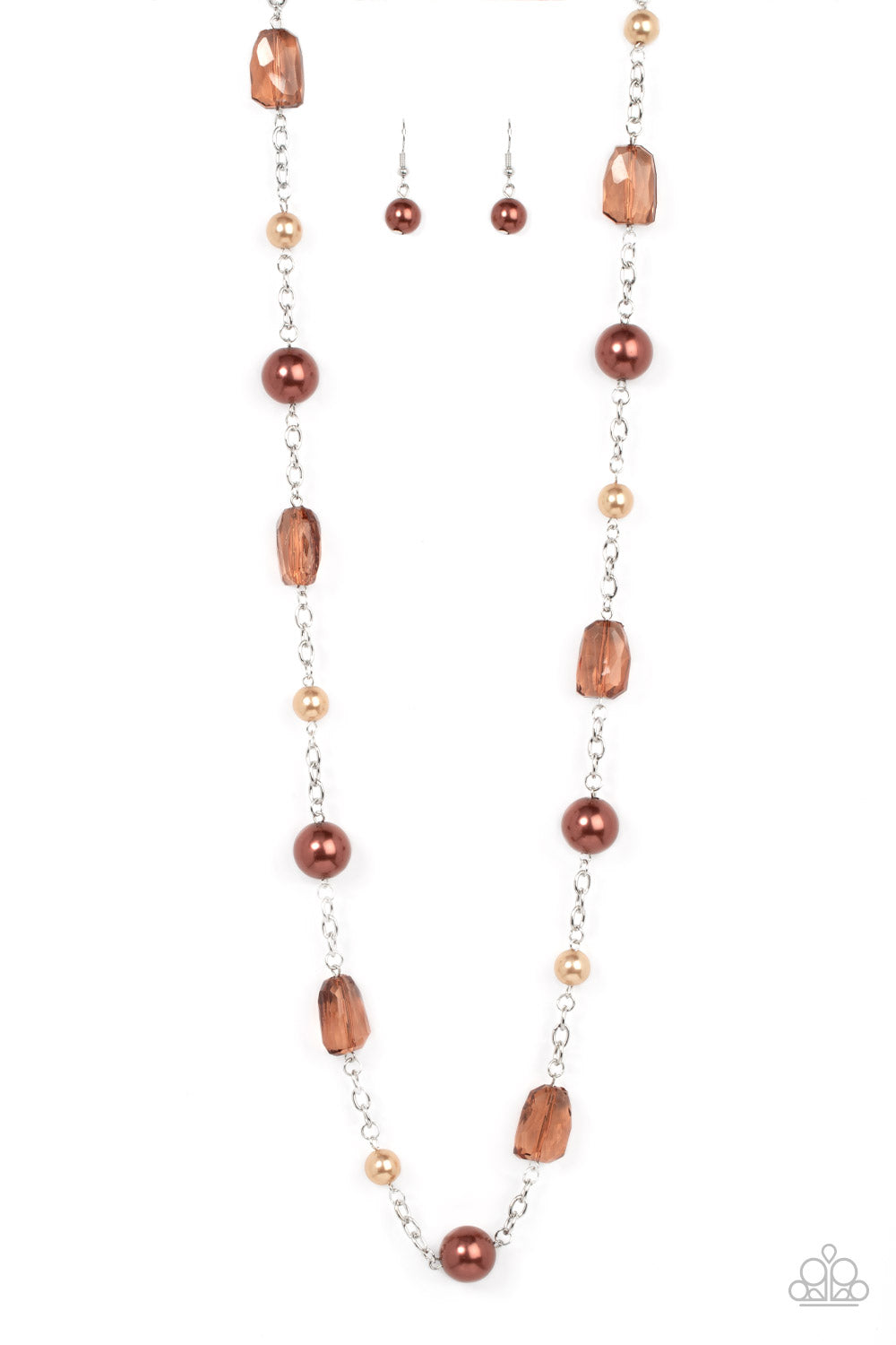 Paparazzi A-List Appeal - Brown Necklace