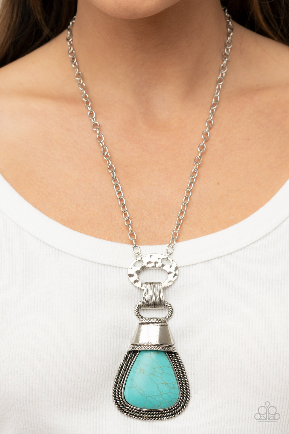 Paparazzi Rodeo Royale - Blue Long Necklace