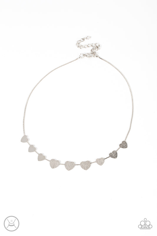 Paparazzi Dainty Desire - Silver Choker Necklace