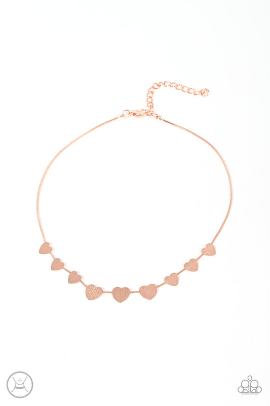 Paparazzi Dainty Desire - Copper Daihty Necklace