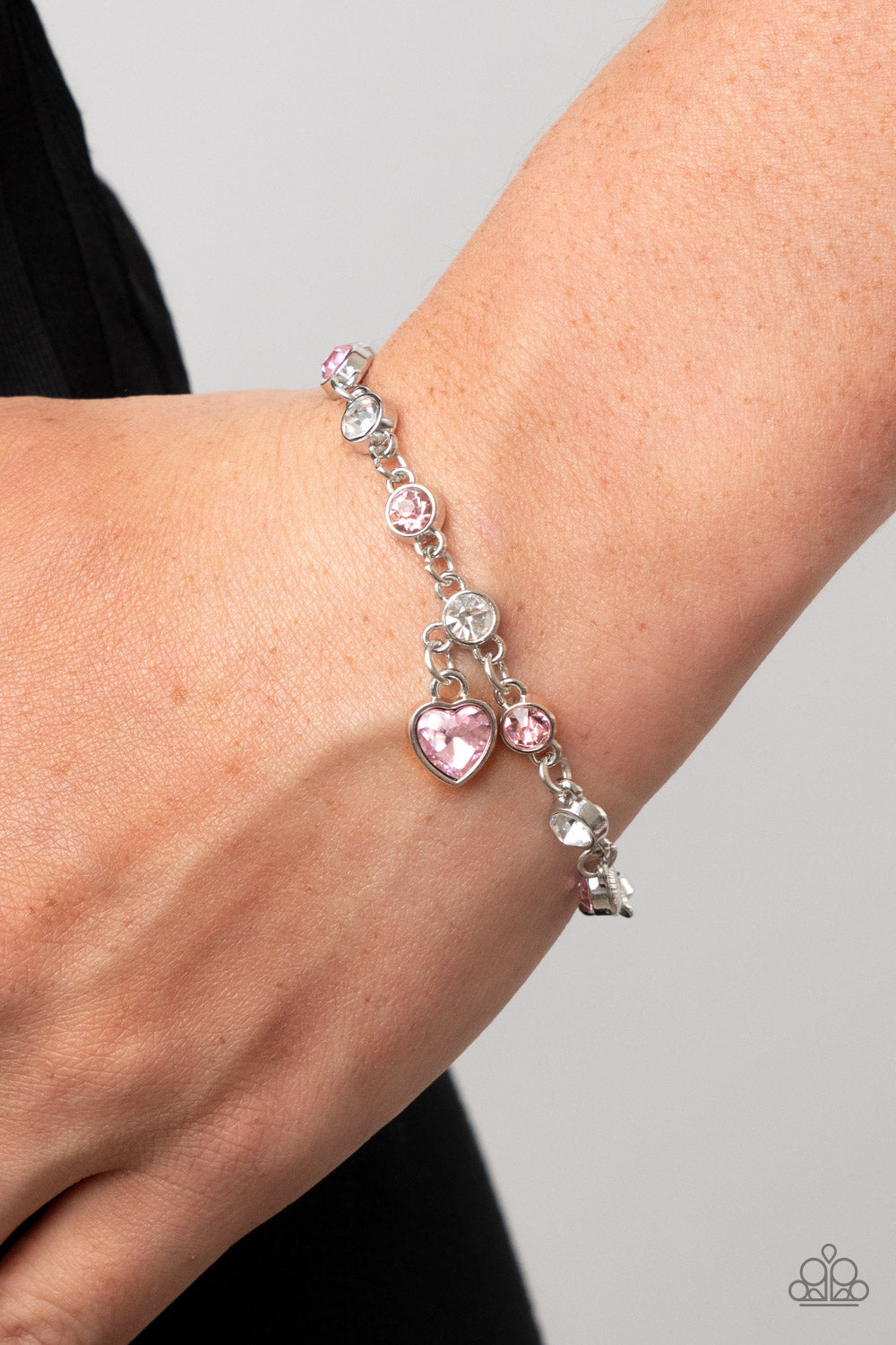 Paparaazi Truly Lovely - Pink Charm Bracelet(Complete Seret Available)