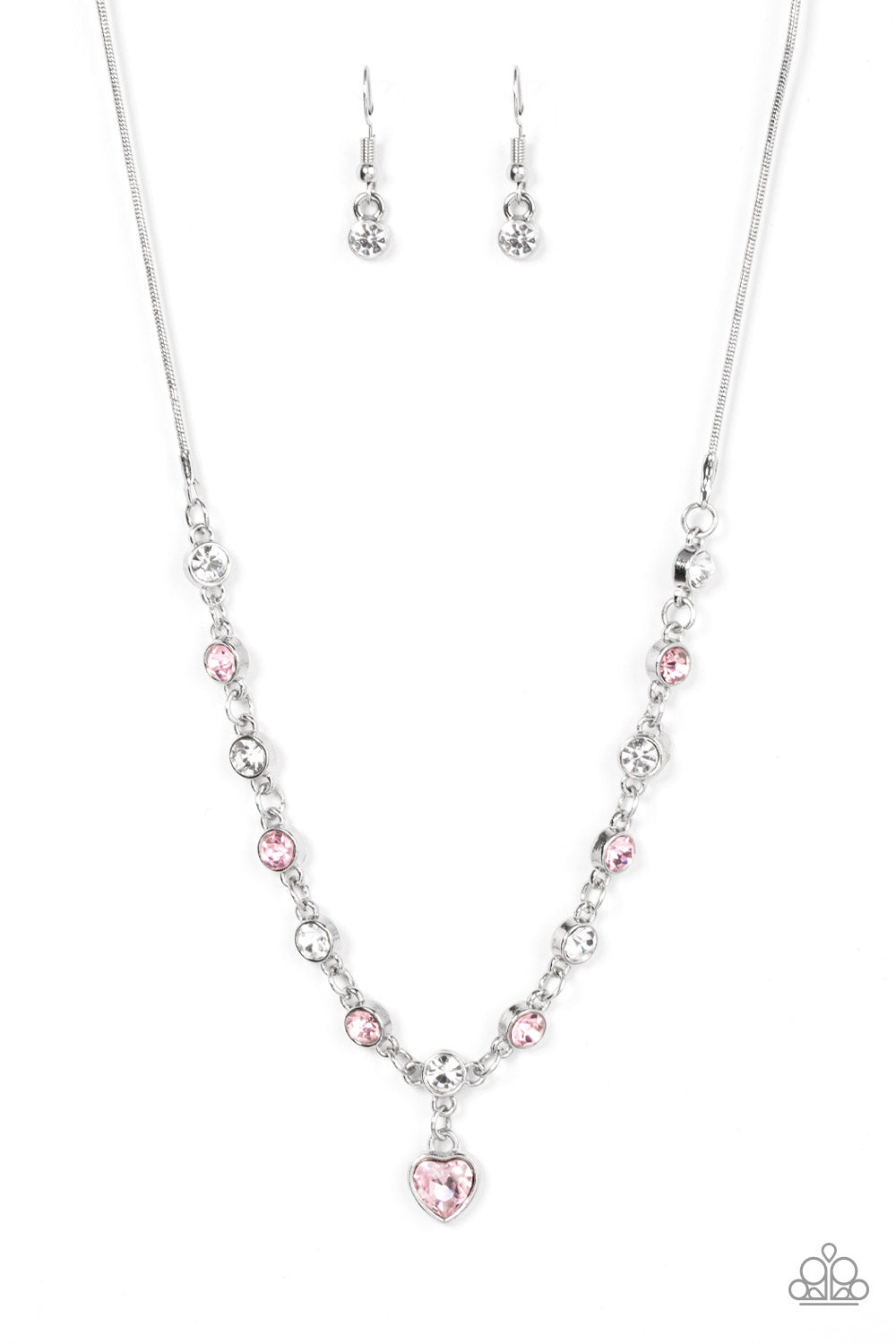 Paparazzi True Love Trinket - Pink Necklace( Complete Set Available)