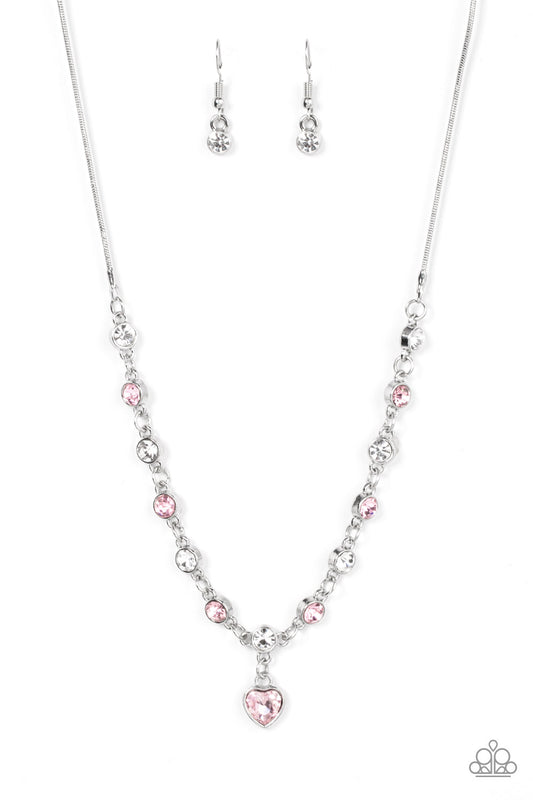 Paparazzi True Love Trinket - Pink Necklace( Complete Set Available)