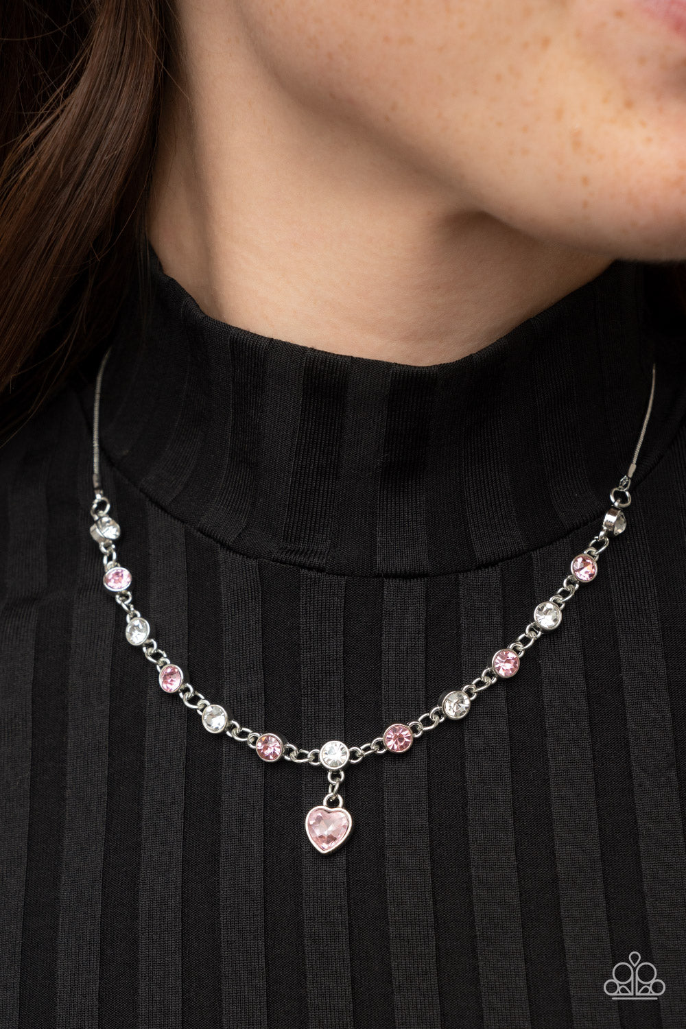 Paparazzi True Love Trinket - Pink Necklace( Complete Set Available)