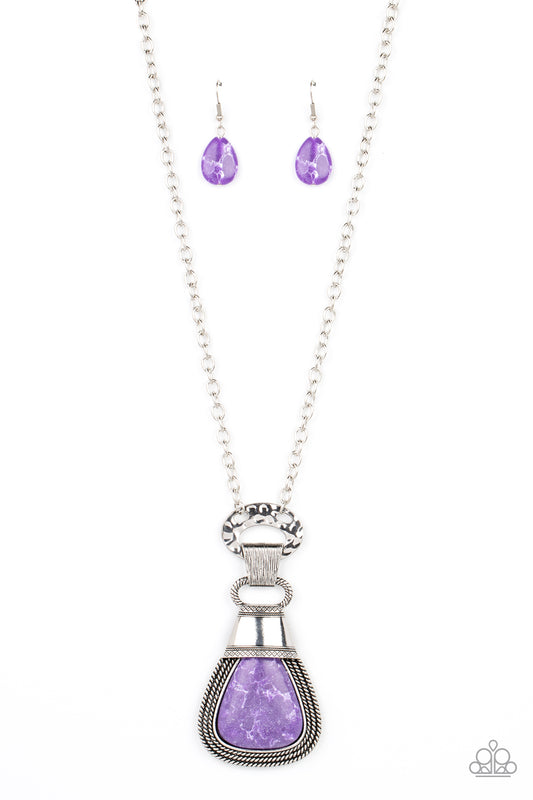 Paparazzi Rodeo Royale - Purple Long Necklace