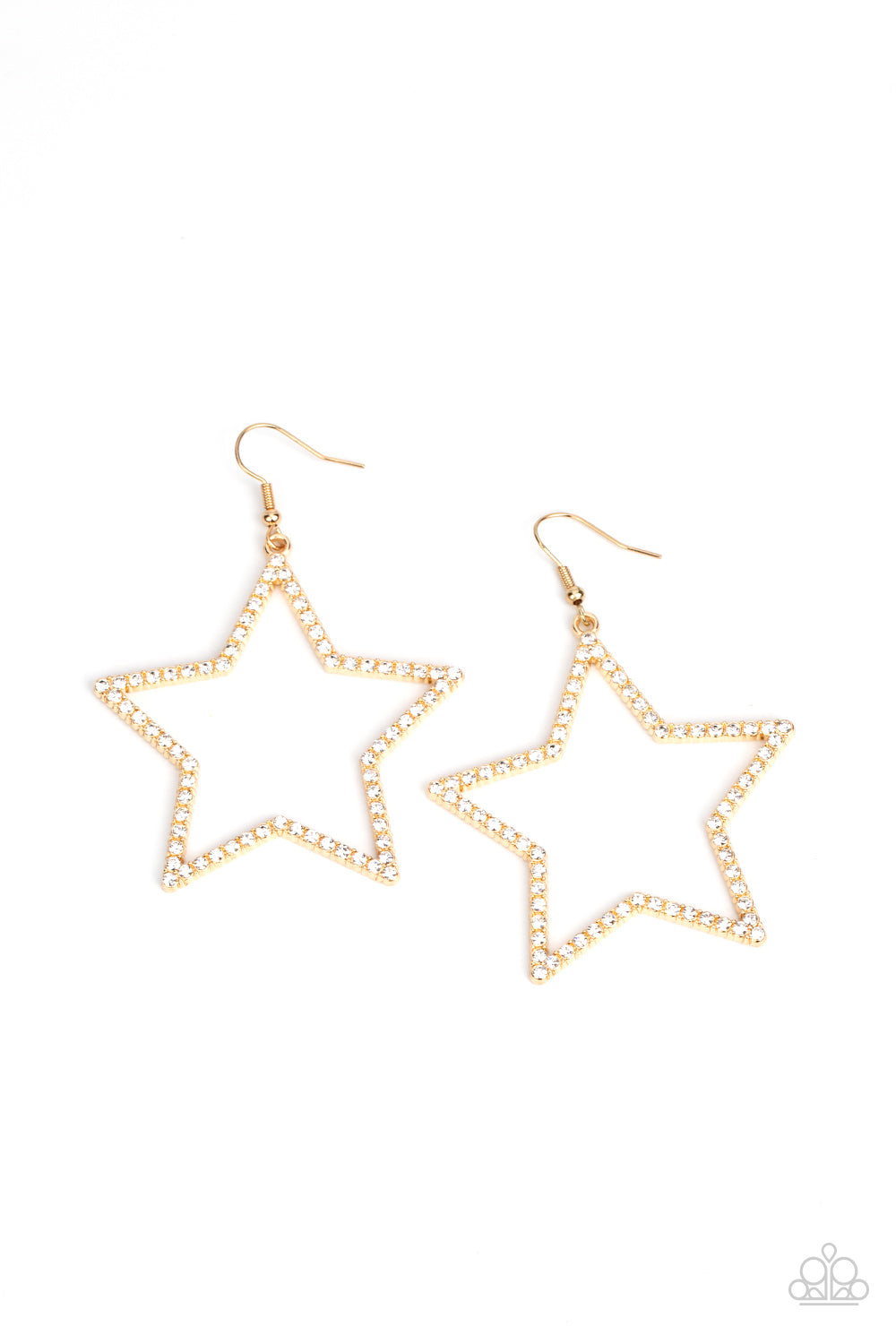 Paparazzi Supernova Sparkle - Gold Fish-hook