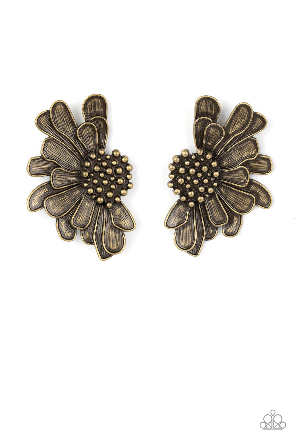 Paparazzi Farmstead Meadow - Brass Post Earring