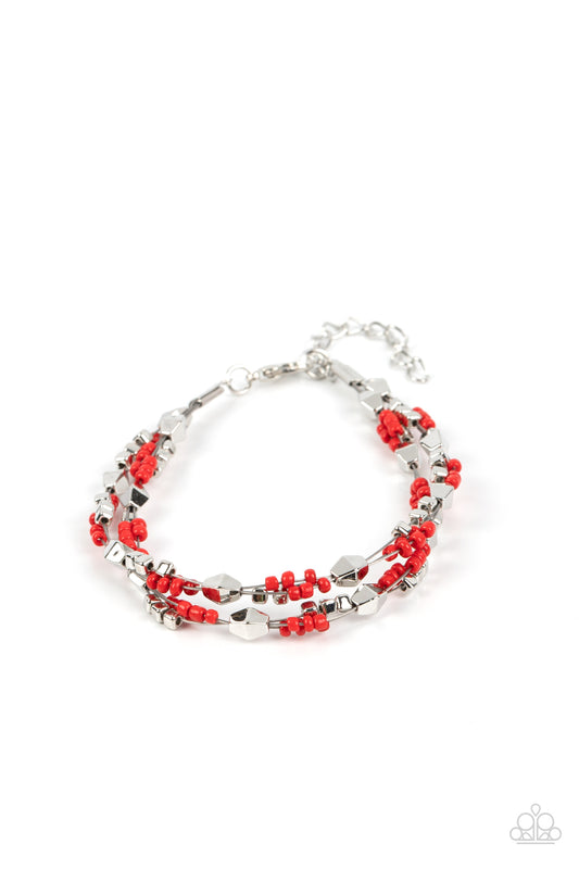 Paparazzi Elite Explorer - Red Bracelet