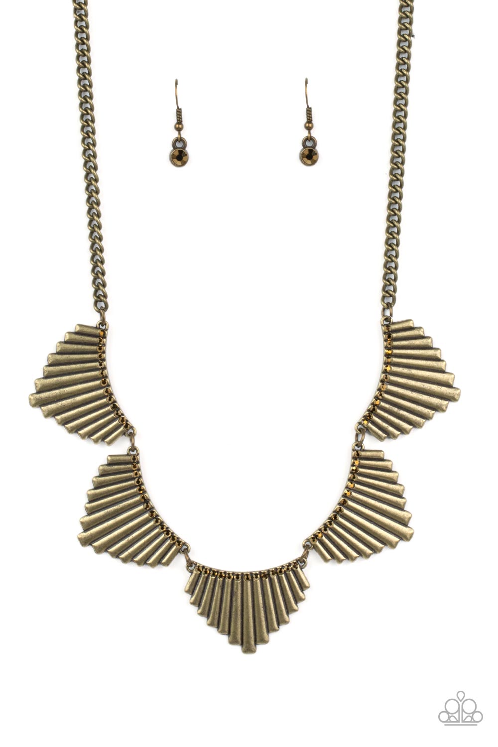 Paparazzi MANE Street - Brass Necklace